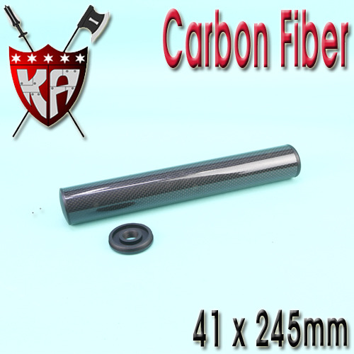 Carbon Fiber Silencer   41 x 245 mm