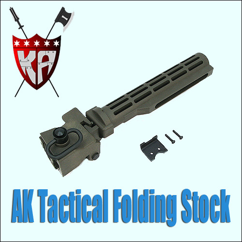 AK Tactical Folding Stock/OD