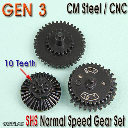 Gen3 Normal Speed Gear Set / 10 teeth