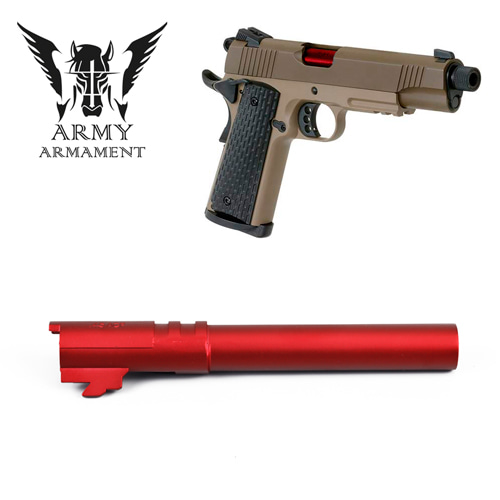 ARMY 1911 Outer Barrel / Red