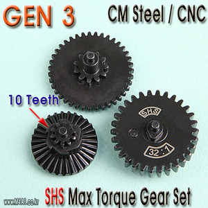 Gen3 Max Torque Gear Set  / 10 teeth