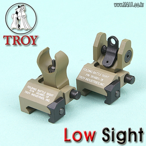 Troy Folding Battle Low Sight / TAN