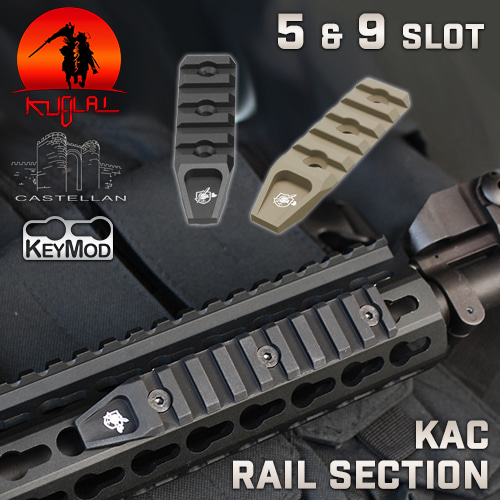 KAC Keymod Rail Section / 5&amp;9 Slot