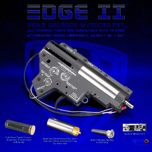 Edge II Gear Box Rear Wires / V2
