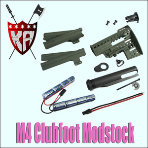 M4 Clubfoot Stock/OD/9.6V